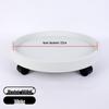 Mobile Flower Pot Base with Wheels - Thickened Resin Tray for Free Shipping