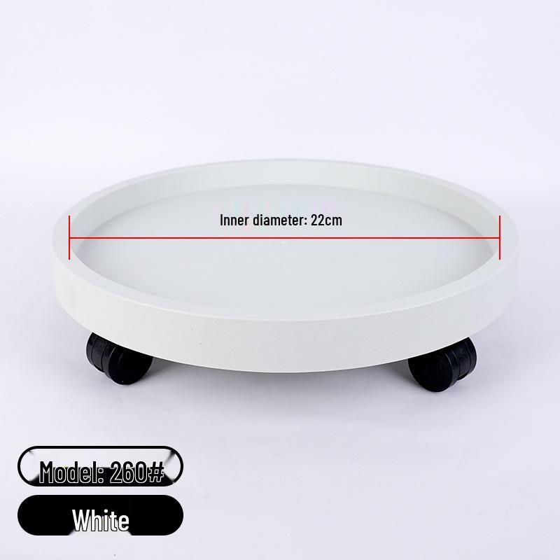 Mobile Flower Pot Base with Wheels - Thickened Resin Tray for Free Shipping