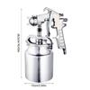 Saugbecher-Spritzpistolen für Farbe mit 2 mm Düse, 1000 cc Becher für Auto- und Hauslackierung Pneumatischer Sprüher