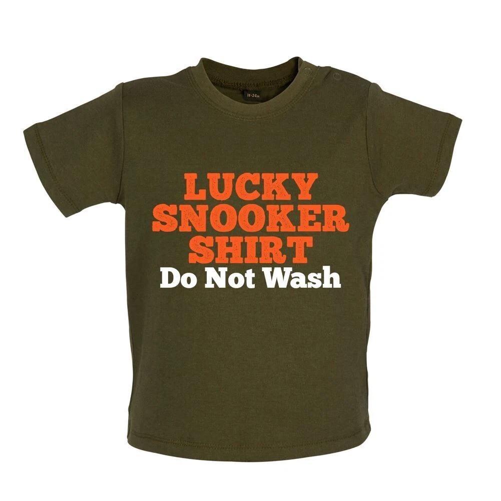 

Lucky Snooker Shirt Don t Wash - Baby Kids Boys Girls Unisex T-Shirt / Romper - 147 Crucible Player 130
