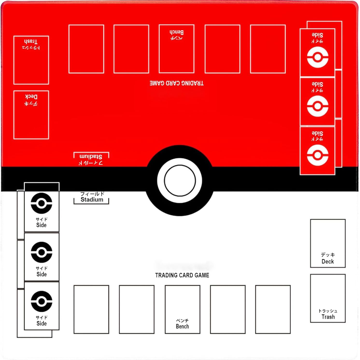 

Игровой коврик Простой дизайн Карточная игра Резиновый коврик Легко поворачивать Поле битвы Легко сворачивать Полностью прошитый Резиновый игровой коврик Легкий и подходит для детей