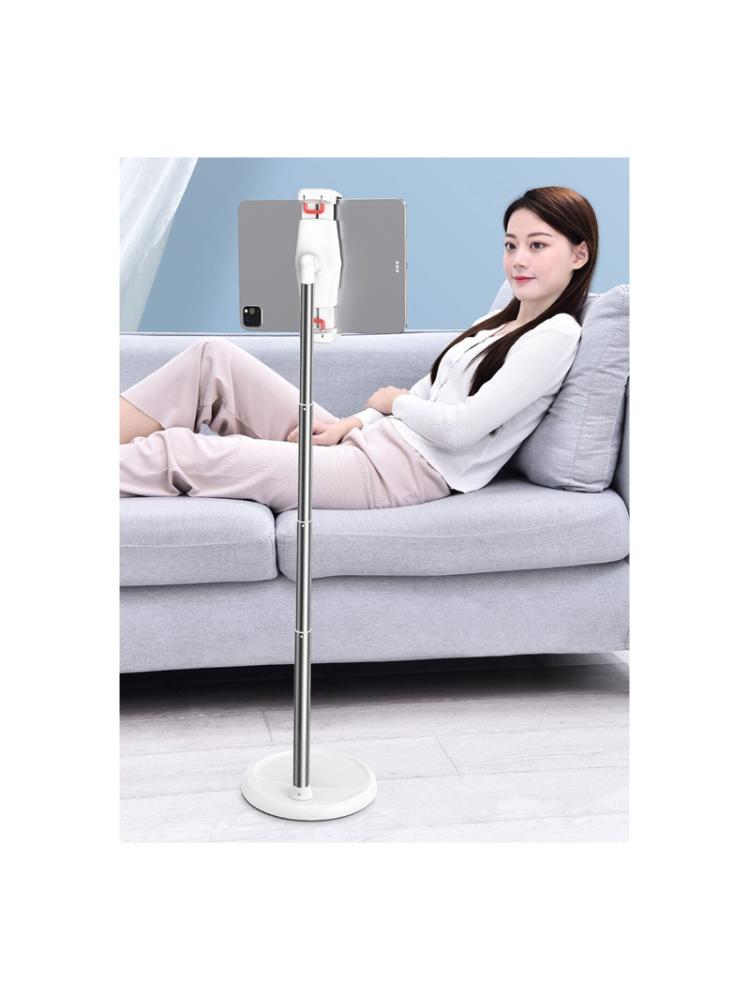Adjustable Height Angle Mobile Phone Holder Bracket Floor Table Sofa Tablets Stand for 4-12.9in for Creative Gift
