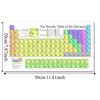 Student Stationery Educational Poster Chemical Science Prints Periodic Table of The Elements