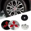 4Pcs 56/60mm Car Emblem Wheel Center Hub Cap Auto Accessories For Mitsubishi 9 Ralliart EX ASX L200 Colt Outlander Pajero Cross