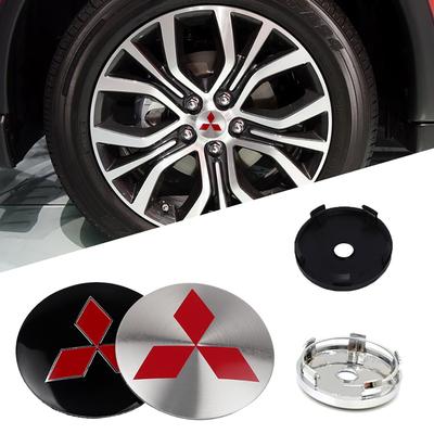 4pcs Car Wheel Center Hub Cap Sticker Cover Auto Accessories For Outlander Pajero Ralliart L200 Eclipse ASX Lancer