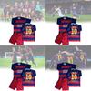 Fc Barcelona Vintage Voetbalshirt Set Met Ademende Modal Mix Voor Kinderen Sport