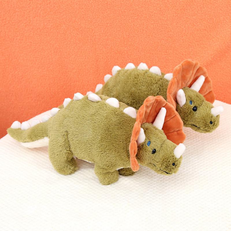 Cute Sterrholophus Green Marsh Plush Toy Doll For Children Gift And Decor Room