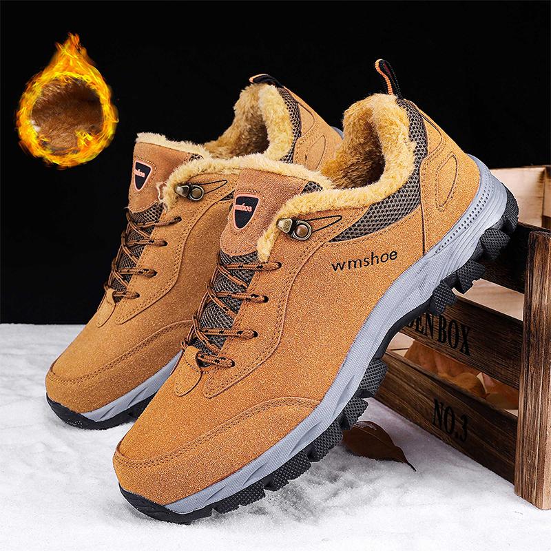 Large Size 49 50 Winter Warm Casual Shoes Men Spring Women Sneakers Leather Male Outdoor Walking Footwear Female Autumn Sport