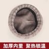 Autumn and winter new pure wool women's beret plaid woolen painter's hat shows the face of the small pumpkin hat tide