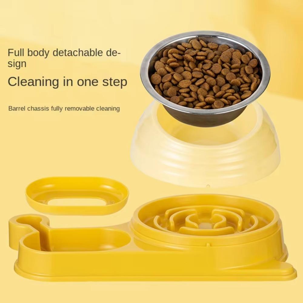 Automatic Feeder Dog Cat Food Bowl With Water Fountain Large Capacity Pet Food Storage Dispenser Container Puppy Pet Accessories