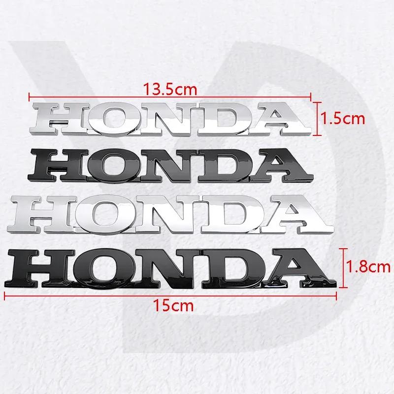 3D ABS Honda Logo Car Emblem Badge For Fit Civic Freed Fiber Accord CRV CR V Jazz Hybrid Odyssey Rear Trunk Sticker Accessories