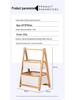 Multi-layer Folding Storage Rack for Bedroom, Living Room, and Bathroom