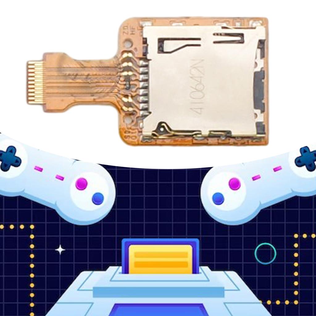 Gaming Accessories Micro SD Card Slot Socket TF Card Reader for 3DS XL LL Repair Parts TF Card Reader Holder Replacement