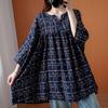 Johnature Korean Loose Plus Size Autumn Simple Comfortable Women Tops