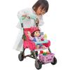 People Shopping Stroller with Basket and Care Raspberry Pink Popo-chan's Table,