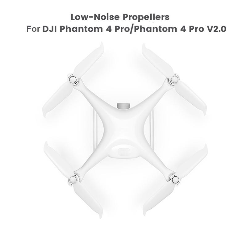 2 Pairs Low Noise Drone Propellers For Phantom 4 Series With Propeller Base for DJI Phantoom 4 Pro V2.0 Accessories