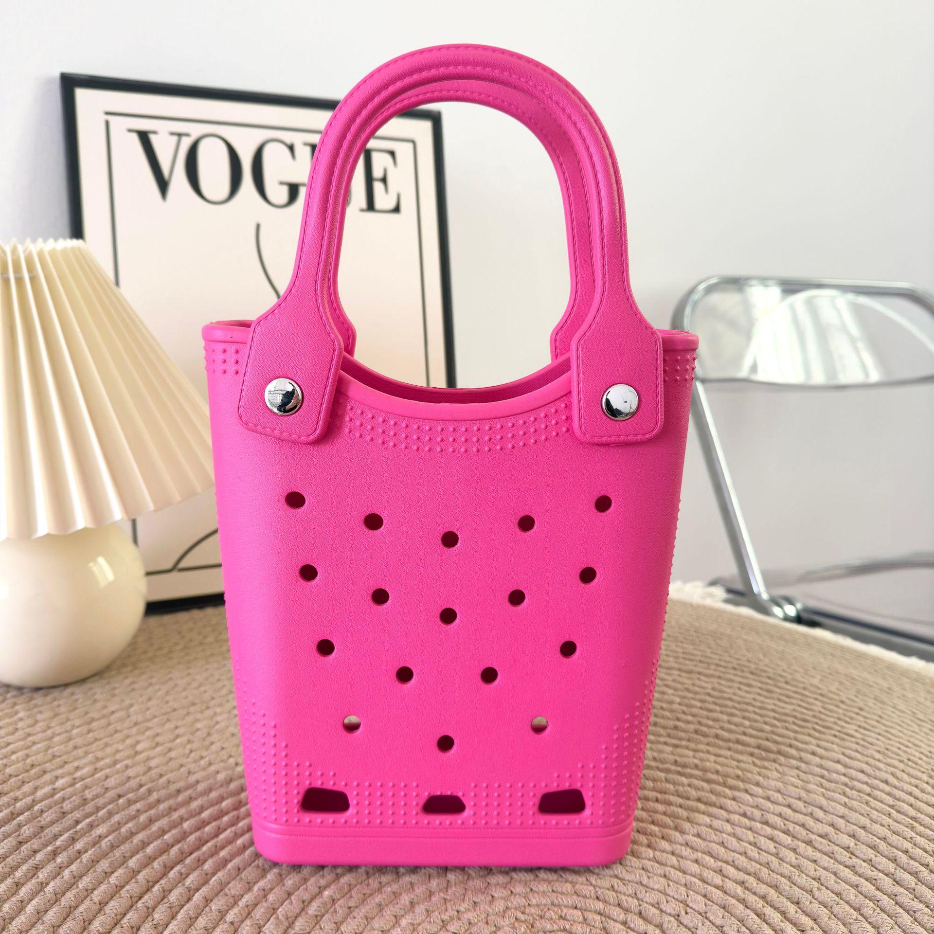 Водонепроницаемая пляжная и дорожная сумка из ЭВА: Портативная, Уличная Корзина для Хранения и Покупок 21x8x24 cm