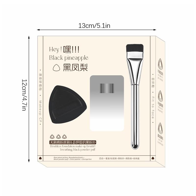 Zestaw pędzli do podkładu i palety do makijażu One Line, narzędzie do mieszania podkładu, zdobienie paznokci, makijaż kosmetyczny, zestawy narzędzi do makijażu
