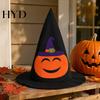 Parent Child Matching Outfits Halloween Pumpkin Hat for Kids Adults, Funny Plush Comfortable Breathable Festival Witch Party Costume, Cosplay,