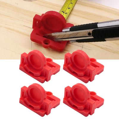 4pcs Wood Measuring Tool Set Carpenter Marking Locator Woodboard Cutting Tool Measuring Accessory For DIY Projects
