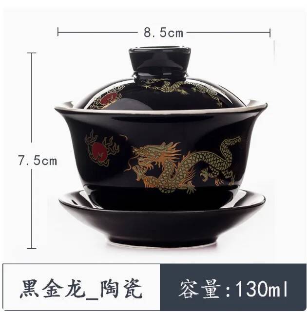 Chinesische Traditionen Gai Wan Teeservice Bone China Teeservice Dehua Gaiwan Tee Porzellankannenset für unterwegs Schöner und einfacher Wasserkocher