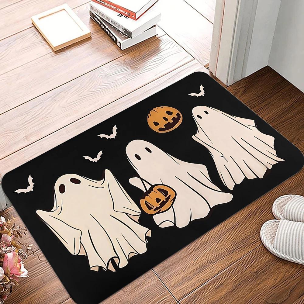 Halloween Pumpkin Welcome Welcome Mat Carpet for Kitchen Bedroom Living Room Entrance Rug Home Decor Doormat