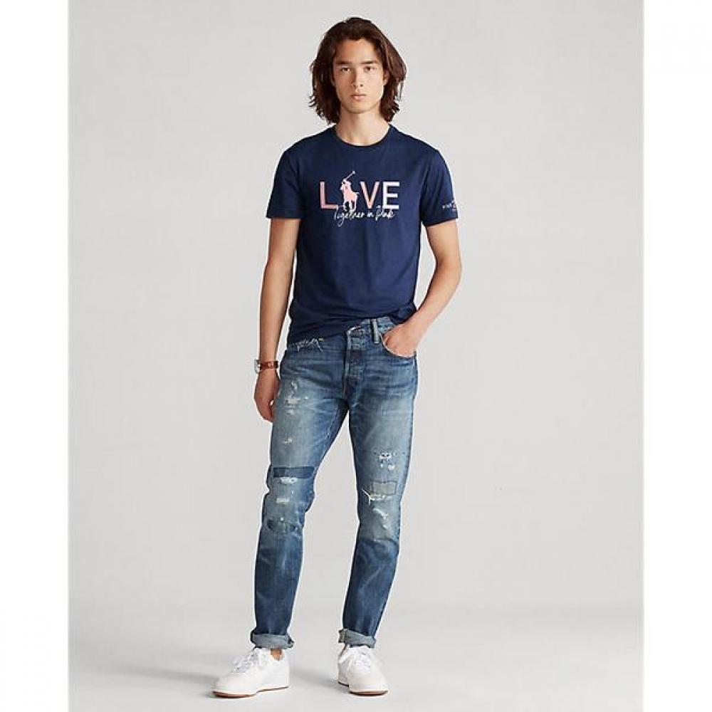 Polo Ralph Lauren Men S Pink Pony cuSTom Slim FiT T ShirT mnpoTSh1n820637410