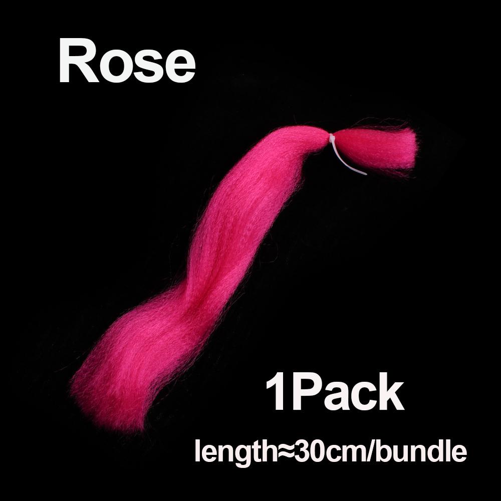 1 Pack 30Cm Crimped Kinky Minnow Fiber Streamer Fly Fibers Bucktail Jig Head Tying Material For Fly Fishing Trout Pike Bass Lure