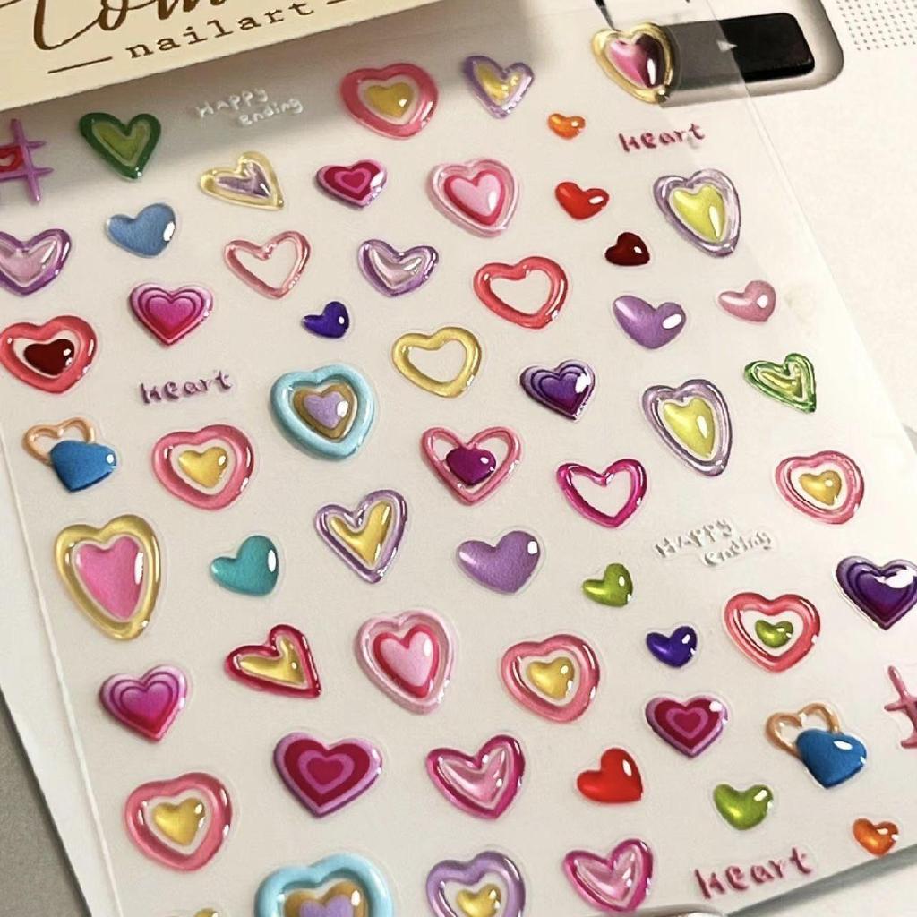 Retro Series Scrapbook Journal Sticker Cartoon Anime Red Color Stationery Sticker DIY Decor Nail Sticker