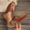 Spring and Summer Footwear Plus Size Round-headed Thick-soled Soft-soled Toe Sandals Slippers Beach Shoes Women's Shoes