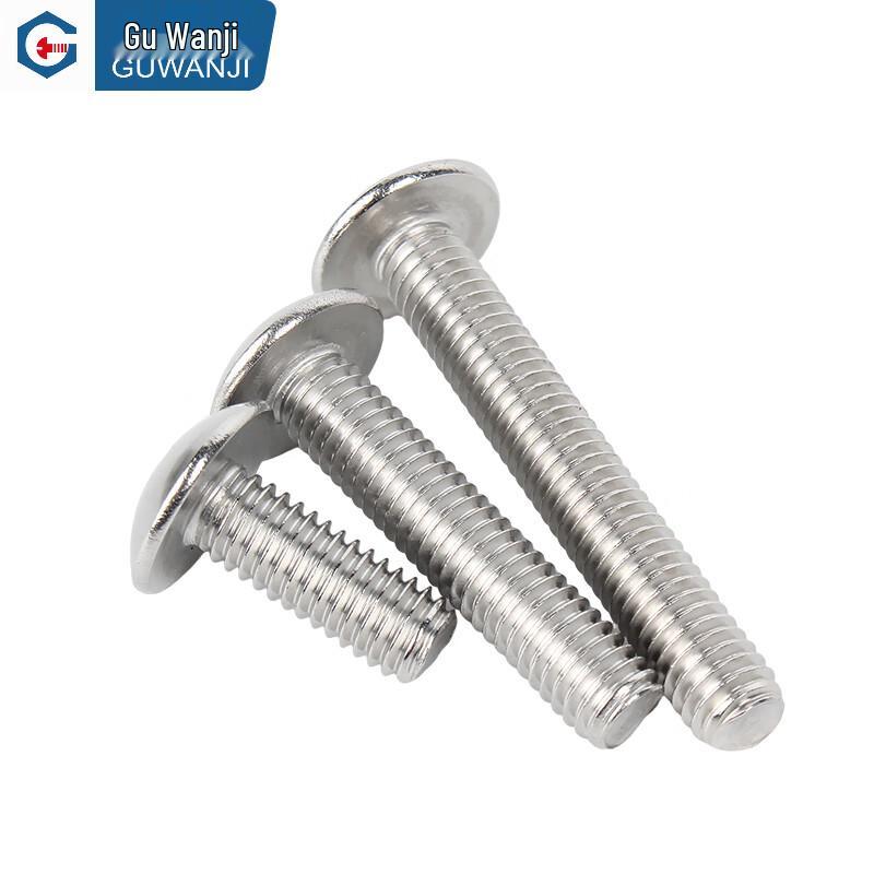 GUWANJI 316 Edelstahl Kreuzschlitz Flachrundkopf Maschinenschrauben