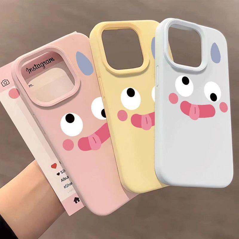 Funny Expressions Suitable for iPhone 17 PROMAX Silicone Phone Case iPhone 16 Apple