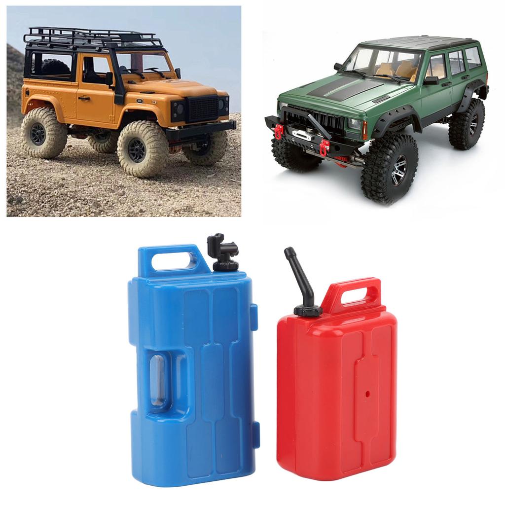 1Celsius10 Scale Simulation Gas Fuel   Can Set Plastic   Fuel   and   Gas Can for SCX10 1Celsius10 RC Crawlers