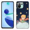 The Little Prince Fox Case For Xiaomi Mi 11 Lite NE 11i 10T 11T Pro A2 A3 Lite POCO F3 M3 M4 C31 X3 Pro NFC GT Black Soft Cover