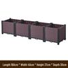 Multi-layer Space-saving Rectangular Planter Box for Indoor/Outdoor Vegetable Gardening