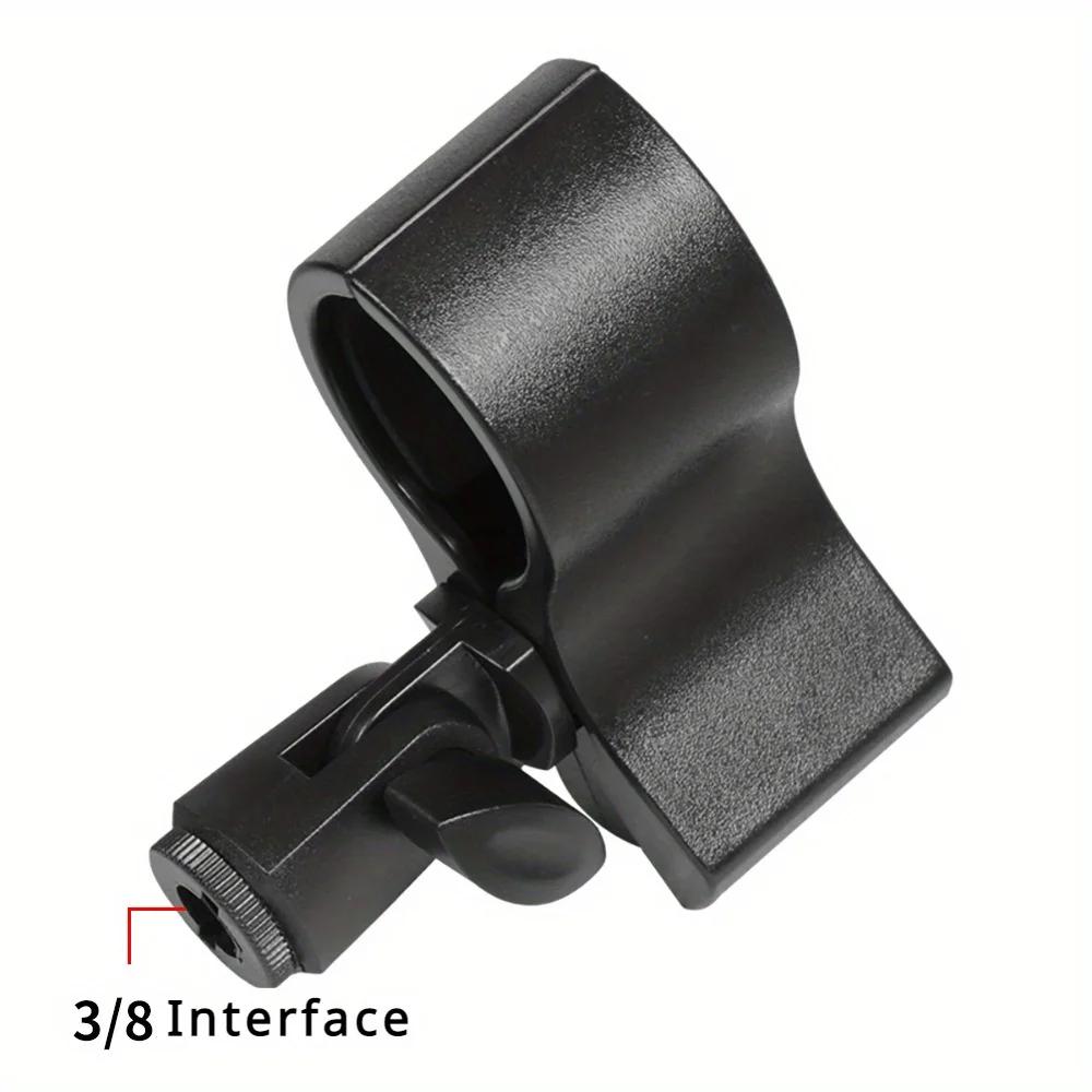 1Pc Universal Large Microphone Handhold Clip Clamp Holder With 3/8 or1/4 Adapter For 3-6CM Mic Microphone Mic Clamp Stand Holder