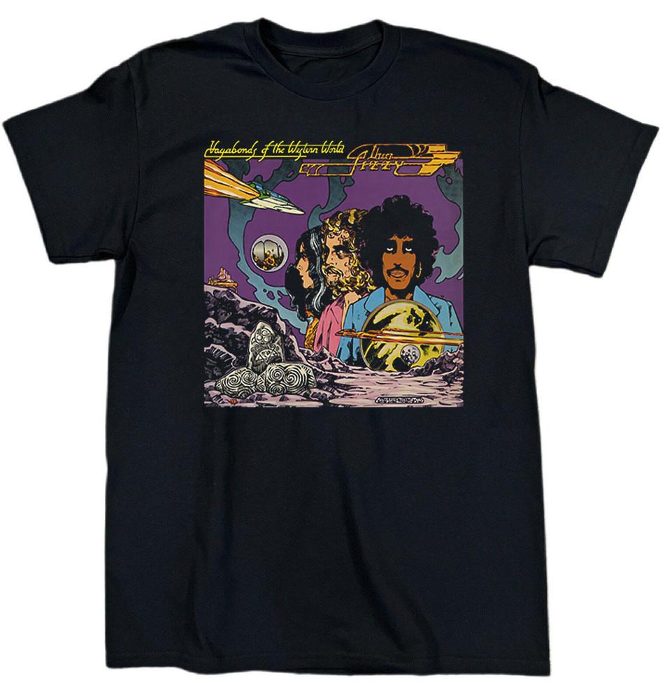 Футболка унисекс Thin Lizzy Band Vagabonds of the Western World Хлопок Черный S-5XL BT562 XXL