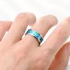 1Pc Stylish, Versatile, Simple and Timeless Classic Titanium Steel Ring