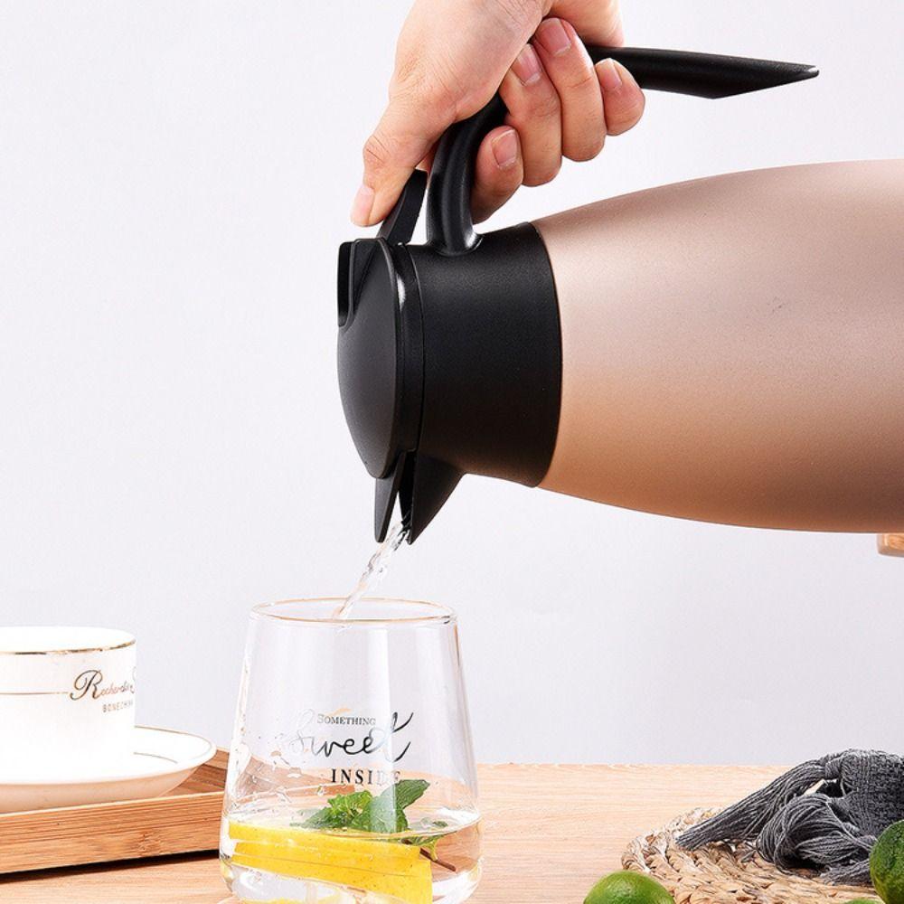 304 Stainless Steel Thermal Coffee Pot Large Capacity Thermos Water Kettle Vacuum Flasks  Hotel