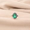 Chrome Diopside Gemstone 925 Sterling Silver Jewelry Handcrafted Designer Ring RR-9-1