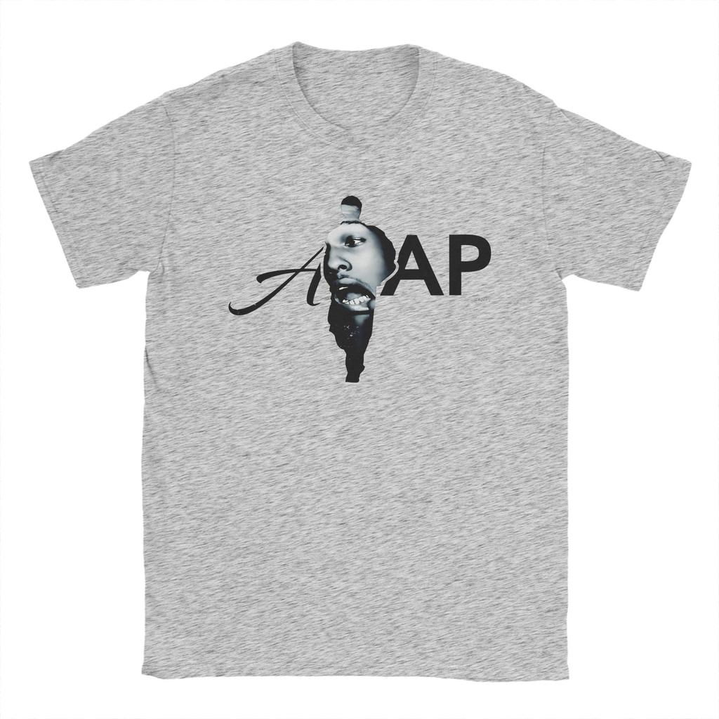 AAsap RRocky TShirt Beach  Novelty TShirts Unisex Cotton O Neck Plus Size Clothing Short Sleeve Vintage Tshirt