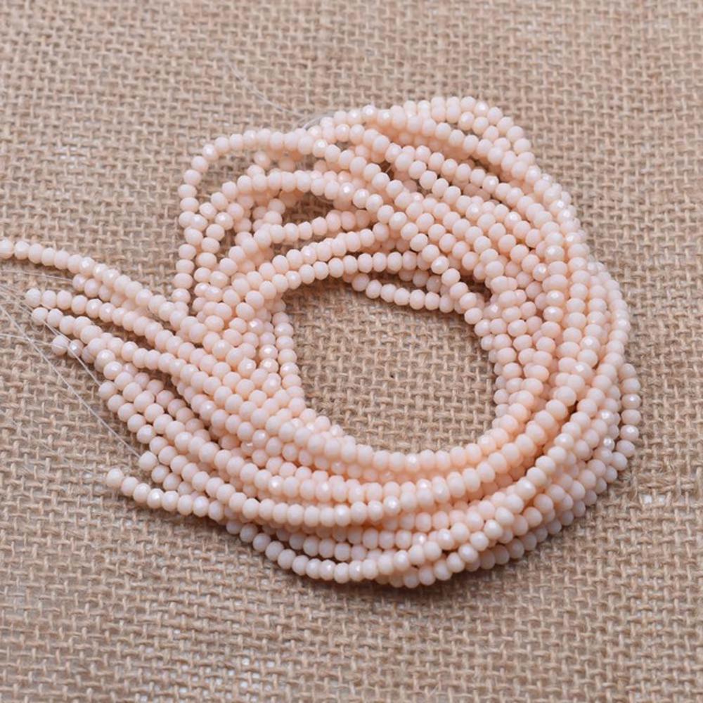 Bracelet Finding Components 3/4mm Loose Round Crystal Beads Jewelry Making Spacer Beads Glass Beads