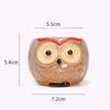 Ceramic Owl Flower Pot Cute Animal Thumb Flower Pot Mini Succulent Cactus Flowerpot Home Living Room Office Decoration Gifts