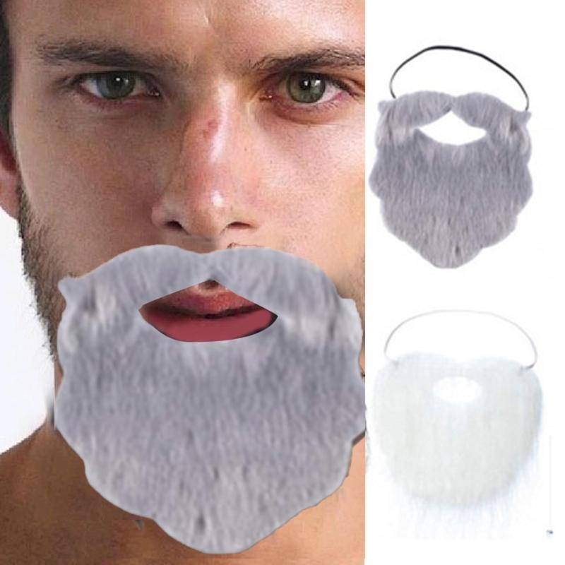 6 Stück Künstliche Bärte Schnurrbärte Halloween Kostüm Künstliche Barthaare für Frauen Männer Halloween Weihnachten Cosplay Partys