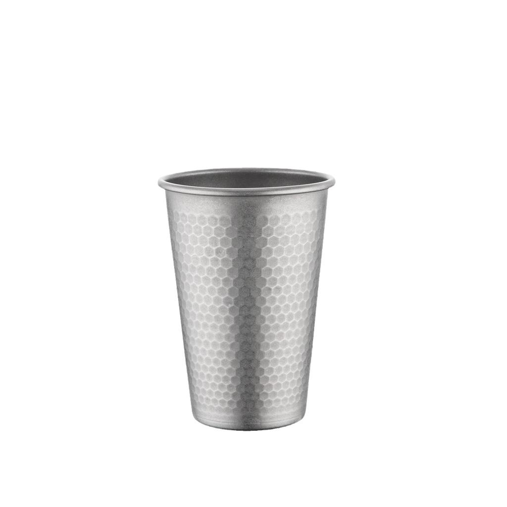 Food Grade Retro Series Imitation Old Single-Layer Cup Water Cup Tea Cup Coffee Cup Diamond Pattern South East Asia Japan And South Korea Best-Selling