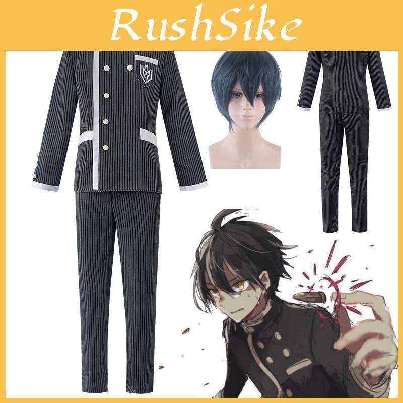Danganronpa V3 Saihara Shuichi Cosplay Costume Exquisite School Uniform With Wig