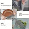 1Pcs Silicone Strainer, Pot Strainer, Adjustable Clip On Strainer For Pots Pans And Bowls, Kitchen Pot Strainer