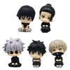 New 5Pcs/set Jujutsu Kaisen Cute Yuji Itadori Gojo Satoru Q Ver. PVC Action Figures Anime Figure Model Toys Collection Doll Gift