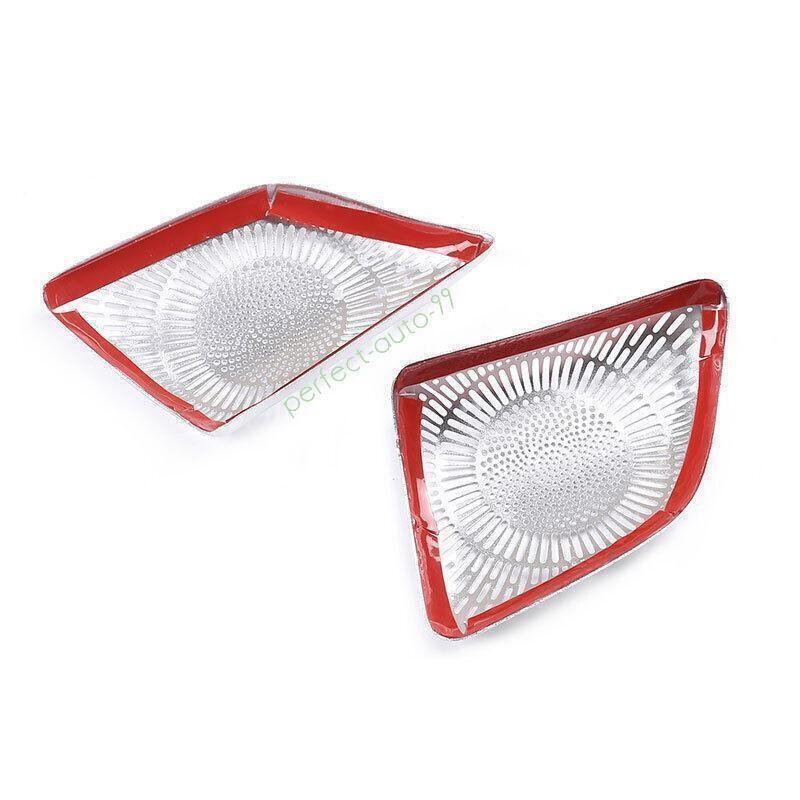 For Benz GLE GLS 2020-2023 2024 Silver Alloy A Pillar Speaker Sound Cover Trim