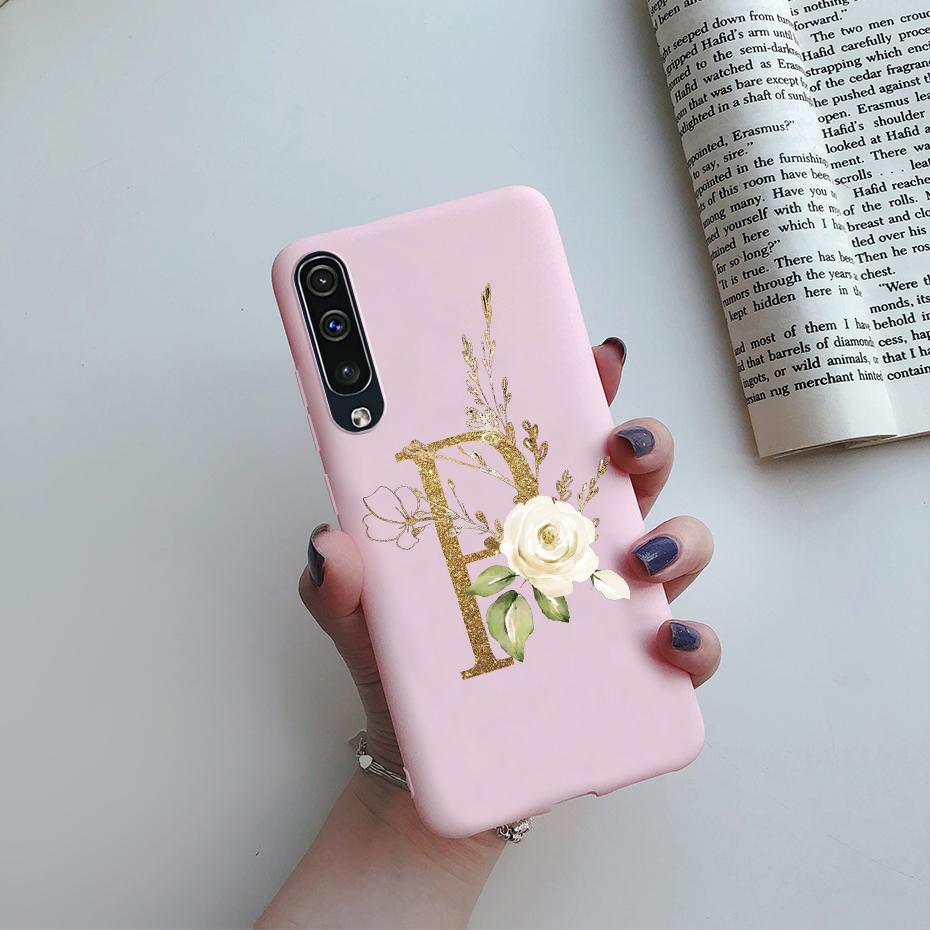 Case For Samsung Galaxy A50 A30 Case Silicone Cute Letters Soft Back Cover For Samsung Galaxy A30S A 30 50 A50S Case 2019 bumper